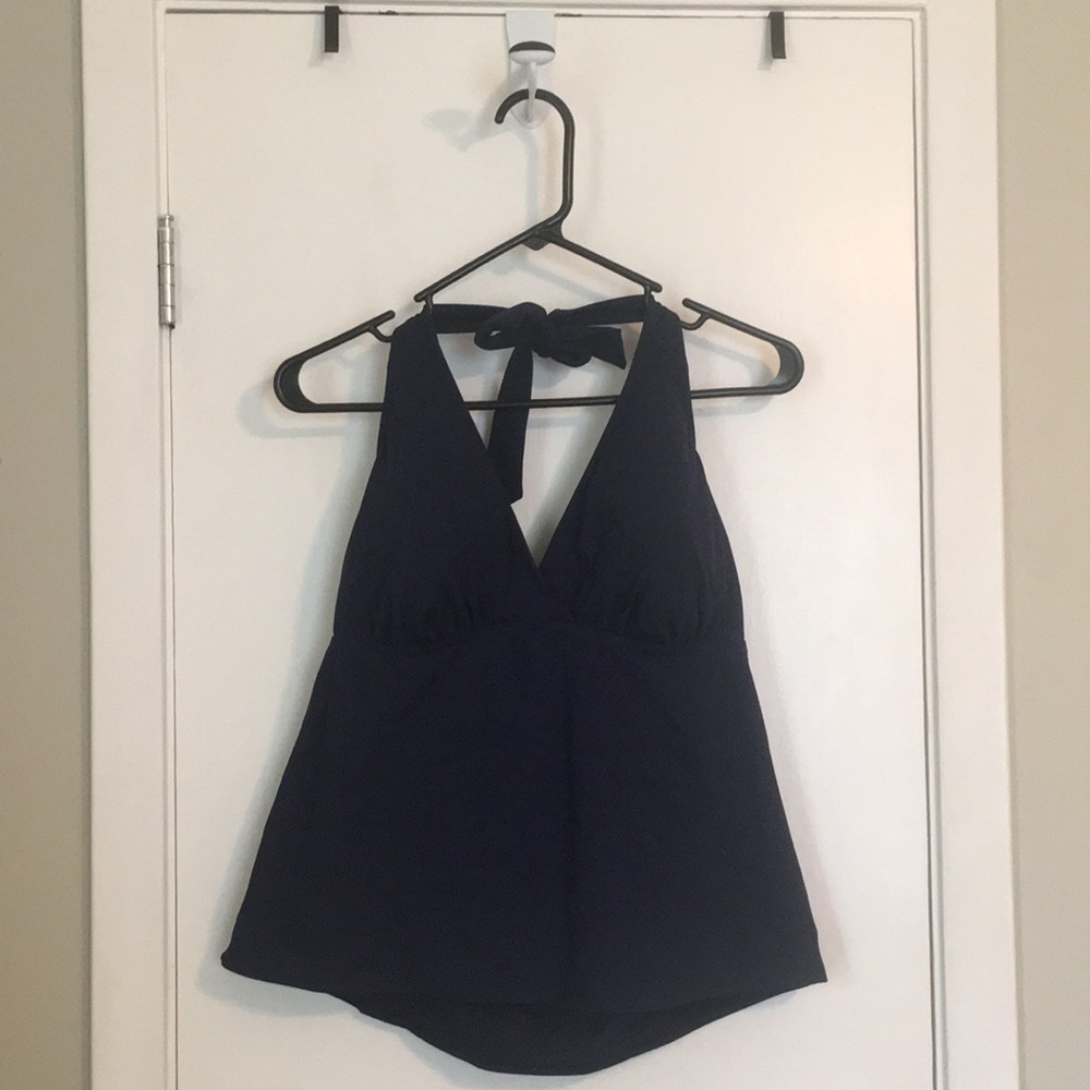 Lands’ End Halter Tankini Swim Top